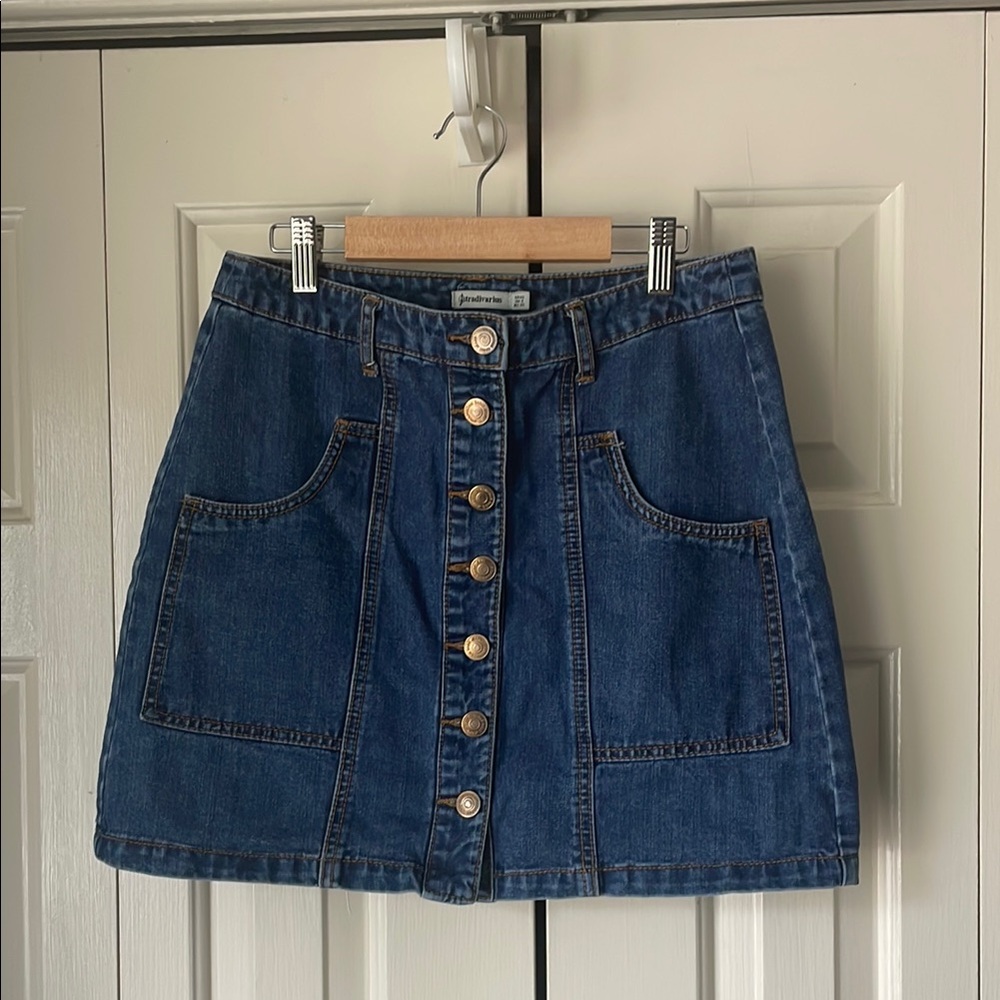 Jean Skirt A-Line Mini Skirt 90’s vibes